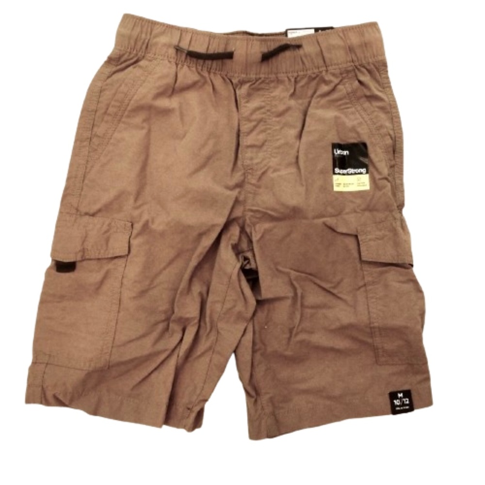 URBAN PIPELINE BOYS KHAKI CARGO SHORTS SIZE MEDIUM 10/12 NWT